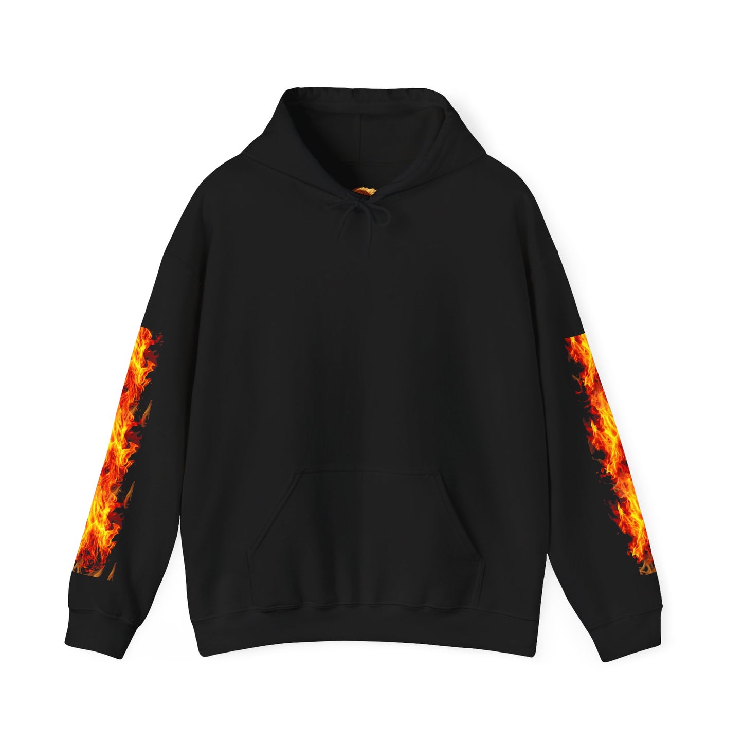 Flaming Basketball Unisex Hoodie, Cozy Sweatshirt for Game Day, Unique Sports Apparel, Gift for Basketball Lovers, Trendy Streetwear