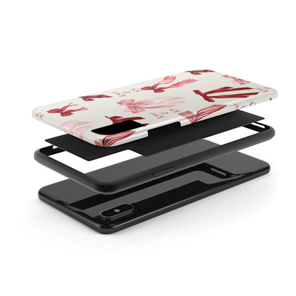 Love & Joy Phone Cases - Tough & Stylish, Holiday Gift, Floral Design, Durable Protection, Cute Accessory