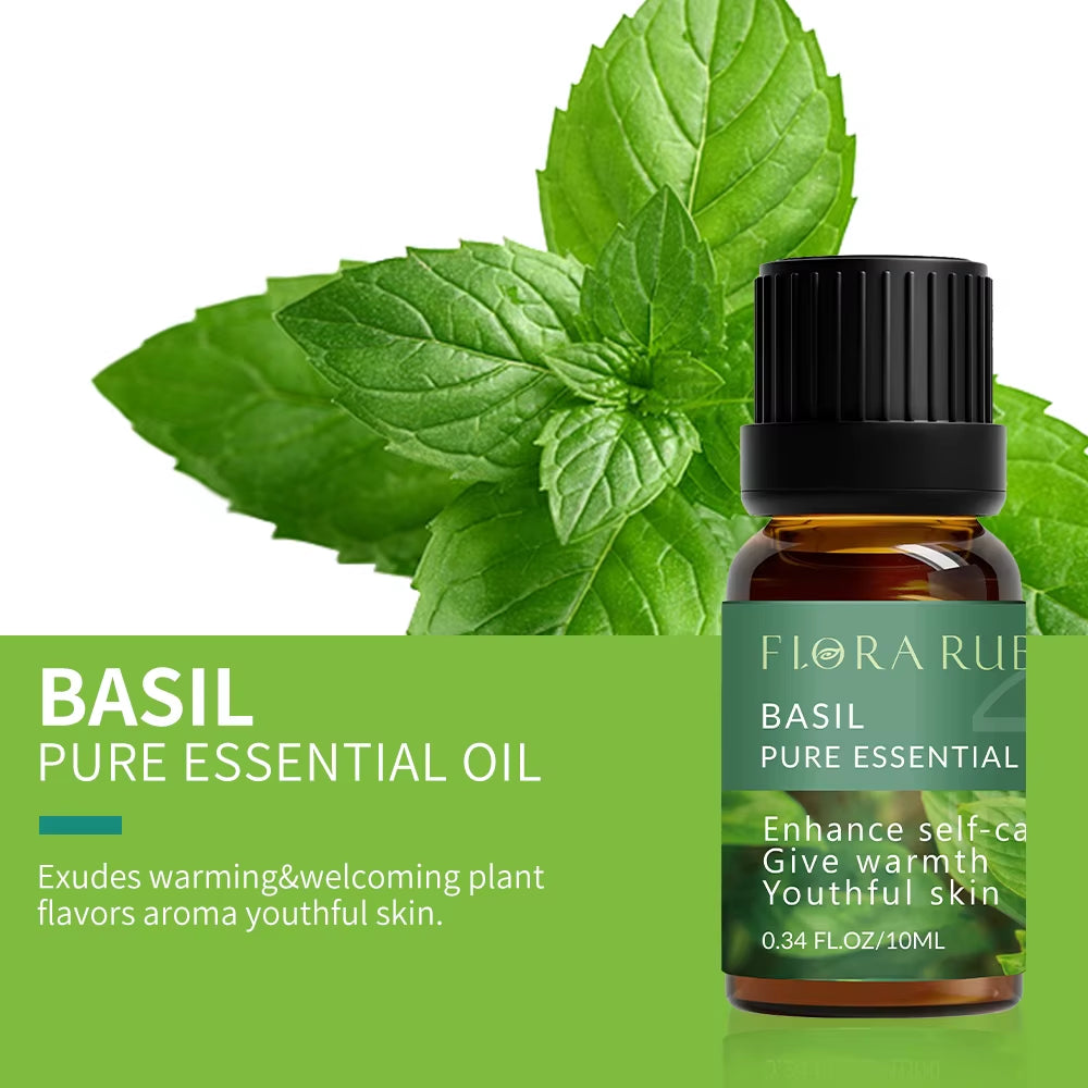Essential Oils for Diffusers Lavender Eucalyptus Tea Tree Peppermint Rosemary Mint Bergamot Lemon Rose Pure Essential Oil 10Ml