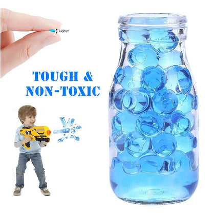50000/100000Pcs Water Balls 7-8 MM Gel Splatter Ball Blaster Bullets Water Ball for Outdoor Activities Shooting Team Game Toys