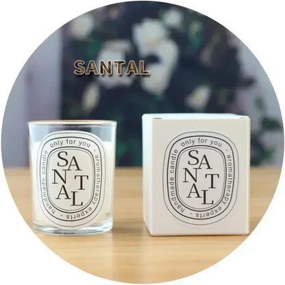 Bougie Parfumée Transparente | Cadeau Élégant Mariage Décoration | Parfum Longue Durée | Pot En Verre Cristal