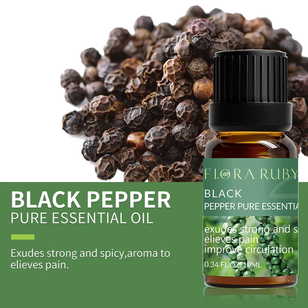 Essential Oils for Diffusers Lavender Eucalyptus Tea Tree Peppermint Rosemary Mint Bergamot Lemon Rose Pure Essential Oil 10Ml